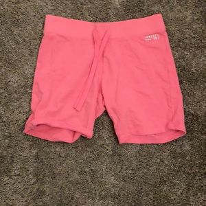 Pink biker shorts